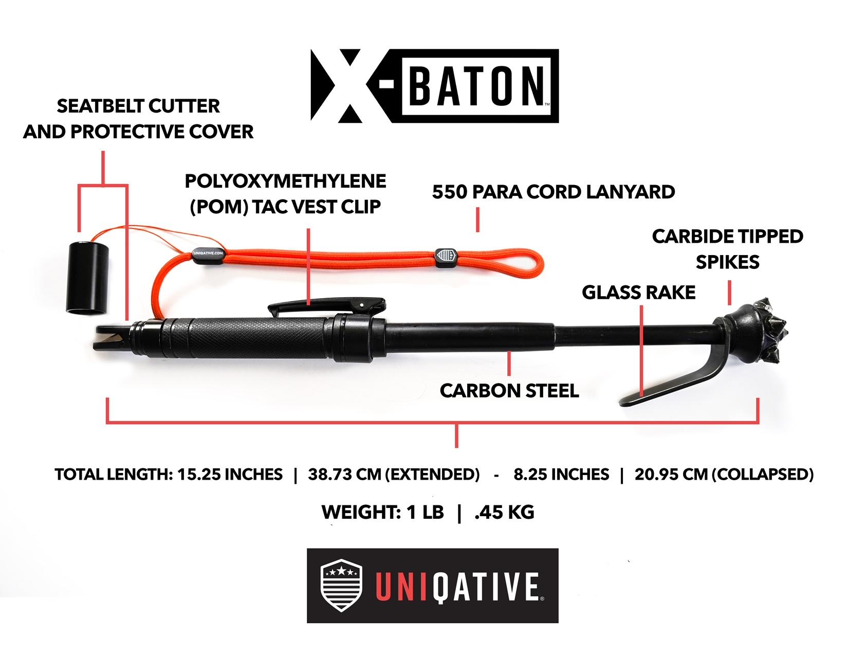 X-Baton Glass Breaching Tool