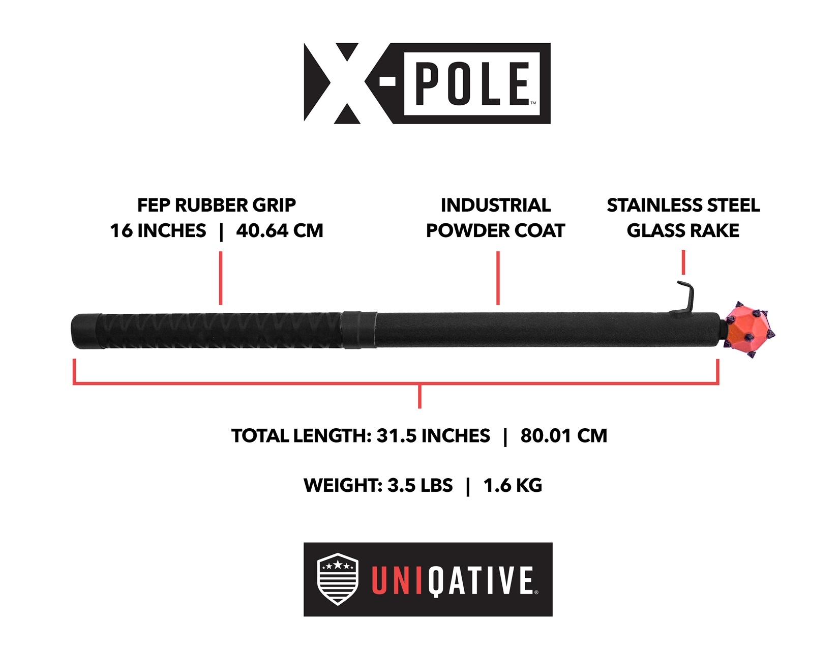 X-Pole™ - Tactical Glass Breaching Pole